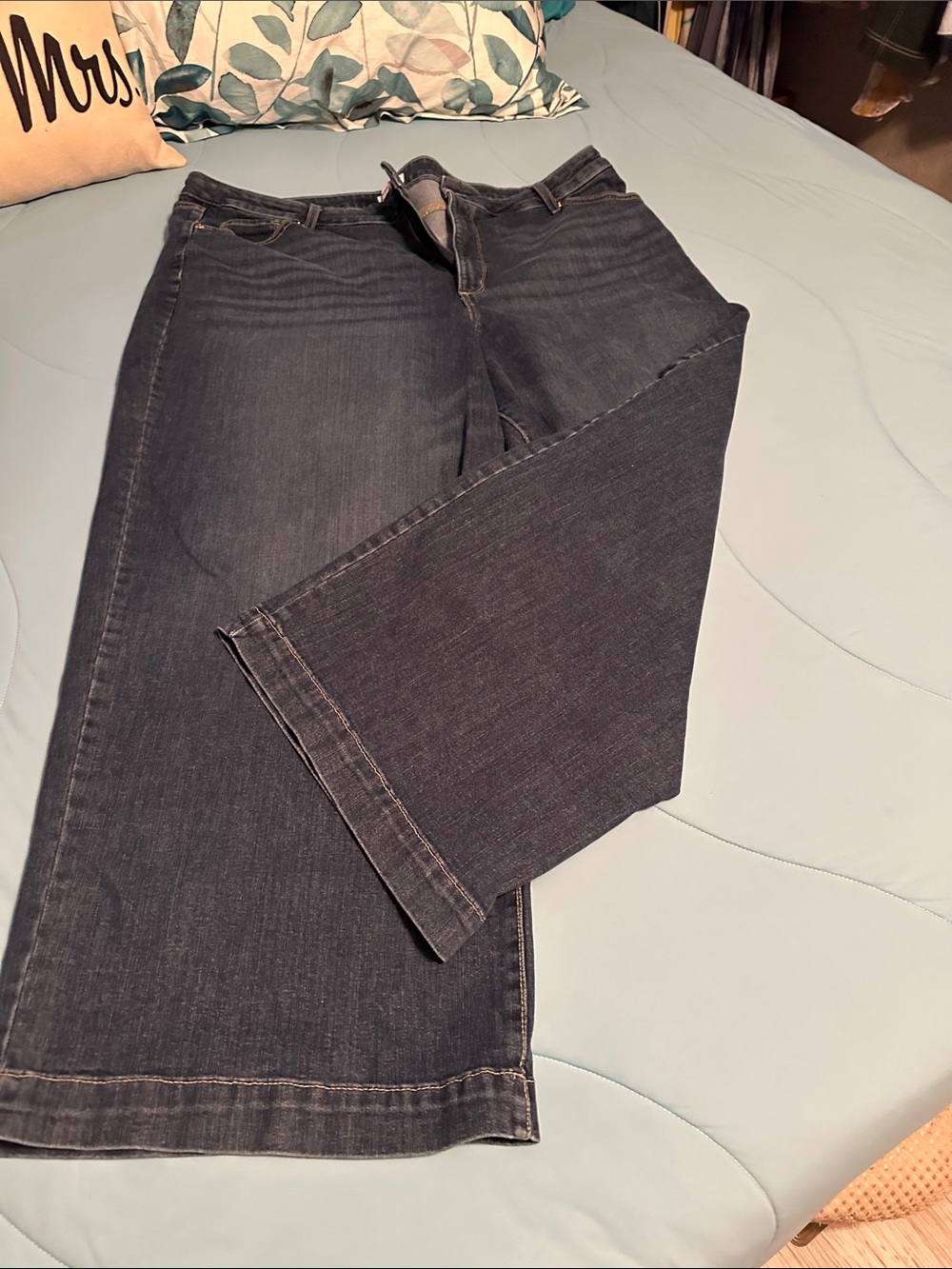 Sonoma Dark Blue Wide Leg Jeans